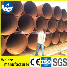 Larger diameter carbon spiral SSAW pipe line